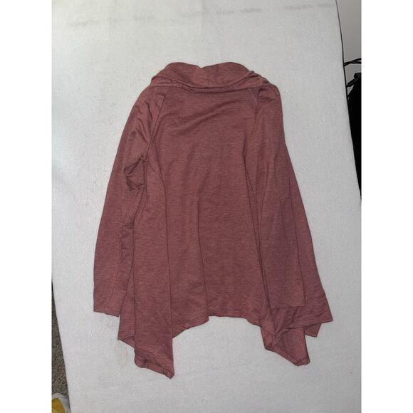 Logo Lounge Lori Goldstein Cardigan Sweater Womens XS Salmon Long Sleeve Open - Picture 3 of 3